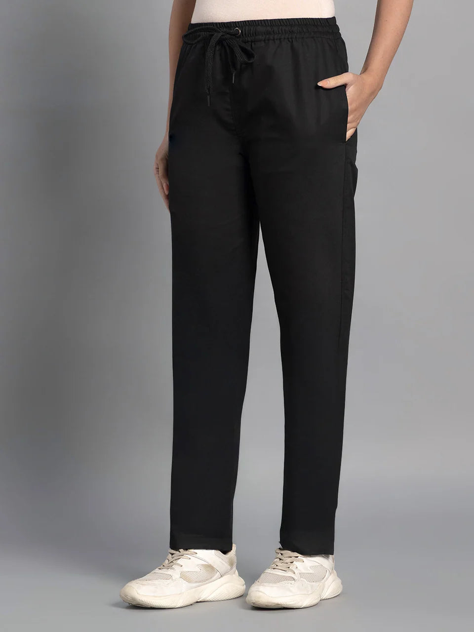 Move Lite Women Black (Core V Neck) Scrub Set