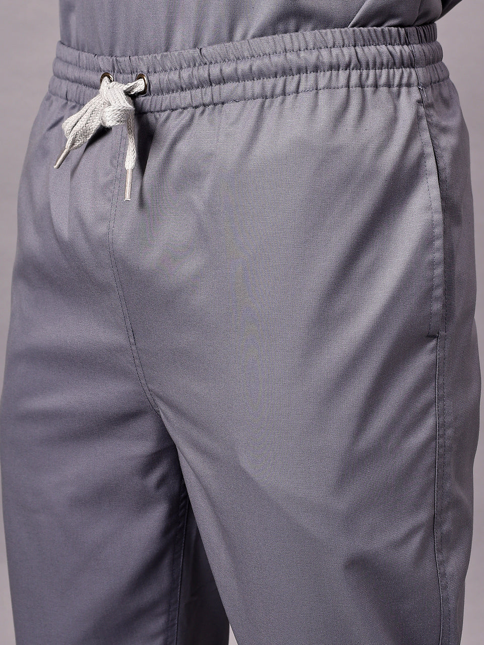Stretchable (2Way) Men Graphite Straight Scrub Pant