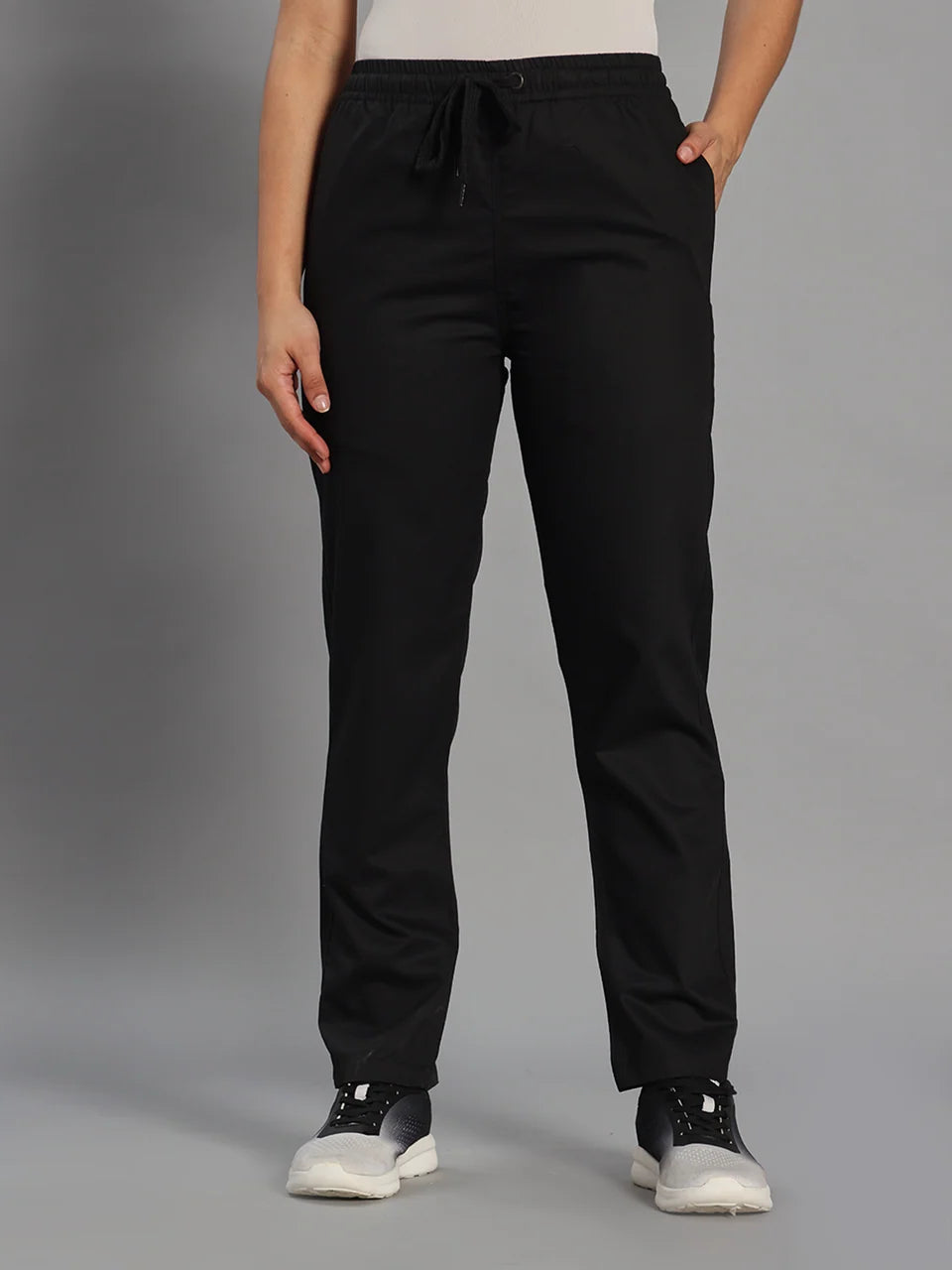 Move Lite Women Black V Scrub Set