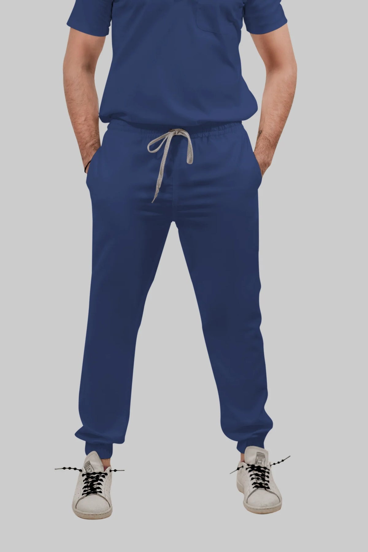Stretchable (4Way) Women Royal Blue Jogger