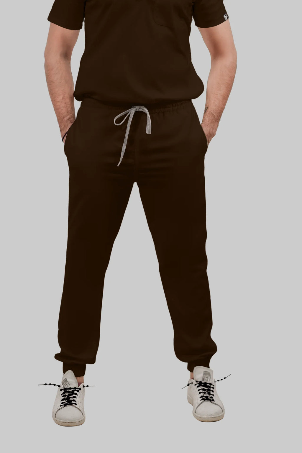 Stretchable (4Way) Women Brown Jogger