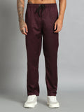 Stretchable (2Way) Men Wine Straight Scrub Pant